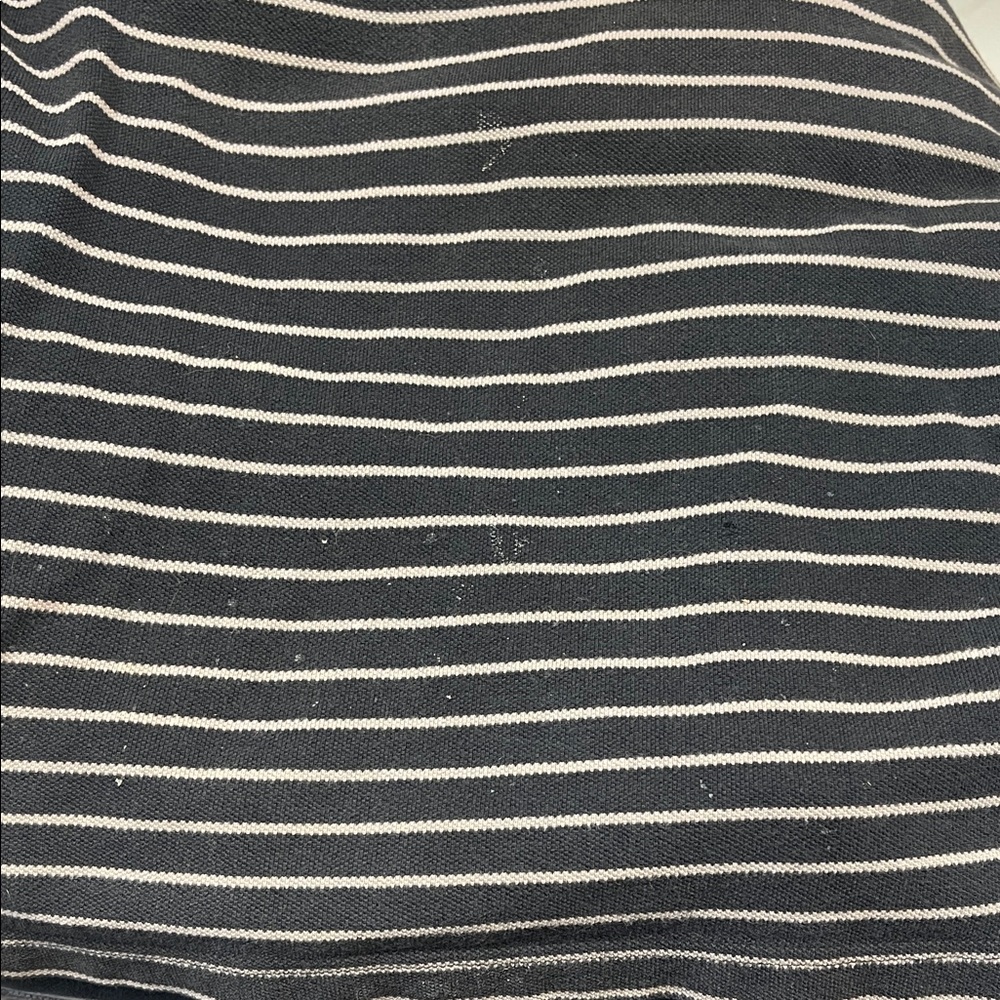 Tommy Hilfiger Men's Striped Polo Shirt - Black and tan - Picture 4 of 7